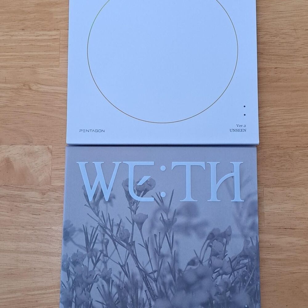 Pentagon WE:TH K-pop CD Box Set Both Versions w/ Photo Books Stickers Bookmarks